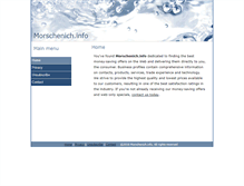 Tablet Screenshot of morschenich.info